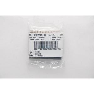 5/7716 lote 100 piezas S-Line 20 + 20 paso de conector hembra vertical 2,54 x C.S. Stock en Italia - Product Image 1