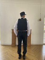Ensemble d'uniformes de sécurité tactiques de haute qualité pour hommes, fabriqué en Chine, noir, 100 % coton, service OEM personnalisé, tailles S-XXXXL