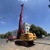 Foreuse de puits profonds et de forage par sonotubes montée sur camion pour la forage de puits d'eau