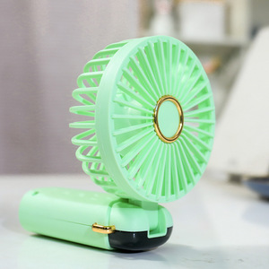 Ventilateur portable rechargeable pliable avec moteur DC 5W, alimenté par batterie, trois vitesses, commande par bouton, autonomie de 8 heures - Product Image 2