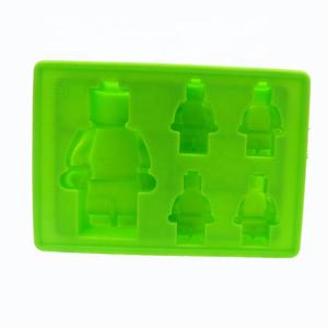 Molde para Robot y bloque <span class=keywords><strong>de</strong></span> gelatina, Mini figura <span class=keywords><strong>de</strong></span> Robot <span class=keywords><strong>de</strong></span> 5 agujeros, DIY, <span class=keywords><strong>moldes</strong></span> <span class=keywords><strong>de</strong></span> <span class=keywords><strong>Chocolate</strong></span> - Product Image 4