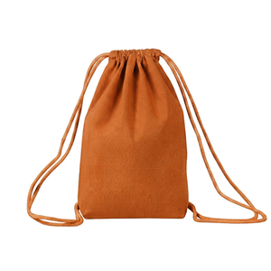 New Arrival Eco-Friendly Large Capacity Canvas <b>Drawstring</b> Bag Top Quality Customized Logo OEM Service Wholesale - Product Image 1