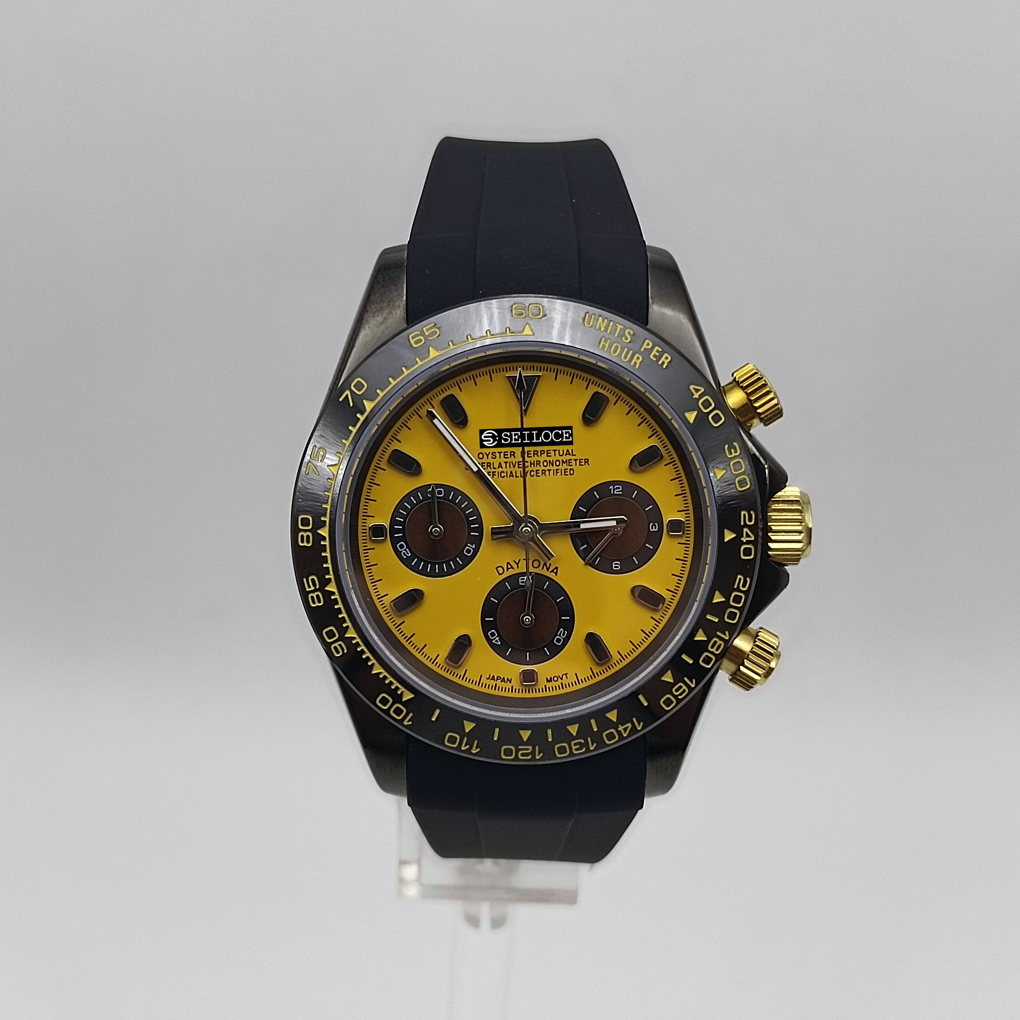 Black Case+Yellow Dial