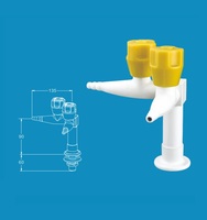 Vente Flash : Robinets à gaz hermétiques à montage sur panneau, conception métallique classique pour pièces de gaz fixes de laboratoire d'essai du ciment