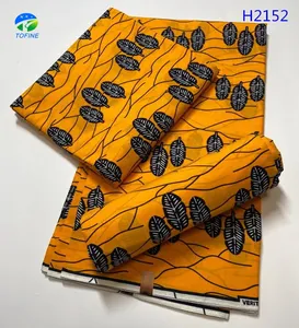 Heißer verkauf preis mode design holland ankara wachs 100% baumwolle afrikanischen wachs drucken stoff 6 yards