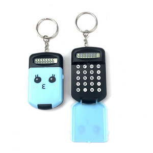 Miniature Pendant Calculator Flip Top 8 Digit Portable Colorful For <b>Kids</b> Learning Gift - Product Image 5
