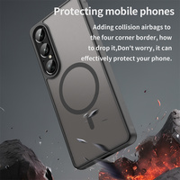 Pour Sony Xperia 1 VII coque de téléphone antichoc anti-empreintes digitales ne jaunit jamais coque de téléphone translucide sensation de peau magnétique