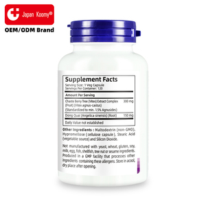 สารสกัดจากเชสเตอร์เบอร์รี่ วิเท็กซ์ อาหารเสริมปลอดจีเอ็มโอ บำรุงสุขภาพสืบพันธุ์เพศหญิง 500 มก. 120 แคปซูลสารสกัดจากเชสเตอร์เบอร์รี่ วิเท็กซ์ - Product Image 5