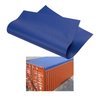Bâche de protection pour conteneurs de 40 pieds, 650 g/m², 1000*1000D, 20*20, personnalisable, enduite de PVC, imperméable, écologique