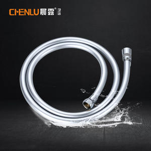 Tuyau de douche en PVC de 1,5 mètre, diamètre intérieur de 1/2 pouce, design moderne flexible pour utilisation dans la salle de bain - Product Image 3