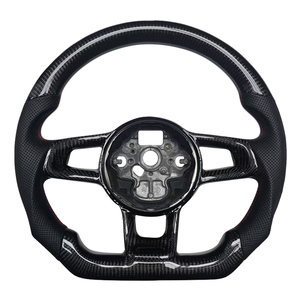 Nouveau produit phare : Volant perforé en cuir et fibre de carbone pour GTI7 Golf MK7 - Product Image 1