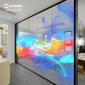 Pantalla LED Transparente para Exteriores <span class=keywords><strong>ALSON</strong></span> LED P3.91, Impermeable, Instalación Rápida para Centros Comerciales o Paredes de Alquiler, Clasificación IP65 - Product Image 1