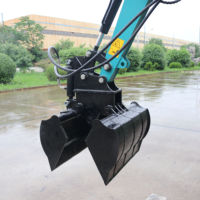 Bucket Clamshell Mini Excavator Tugas Berat Kustom Grosir Bucket Clamshell Mini Excavator untuk Pembeli Global