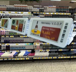 Étiquette de prix électronique E-Ink de 2,9 pouces pour bijoux, solution de vente au détail intelligente, étiquette de rayon électronique sans fil Bluetooth Wifi ESL - Product Image 1