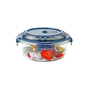 Boîte de conservation <span class=keywords><strong>alimentaire</strong></span> en verre <span class=keywords><strong>sous</strong></span> <span class=keywords><strong>vide</strong></span>, <span class=keywords><strong>hermétique</strong></span>, résistante à la chaleur, compatible micro-ondes, moderne, pour la cuisine, le camping, boîte de conservation <span class=keywords><strong>alimentaire</strong></span> écologique - Product Image 2