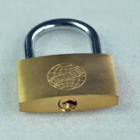 Fastener Accessories 5 Pcs 20 30 40mm Copper Padlocks Open by Same Keys Key Alike Lock CYL 3001 Industrial Fastener Component