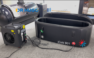 DR.HUGO iCold B01 Portable <b>Inflatable</b> Ice Bath Tub Foldable Single Person Cold Plunge with Smart Chiller ice baths - Product Image 4