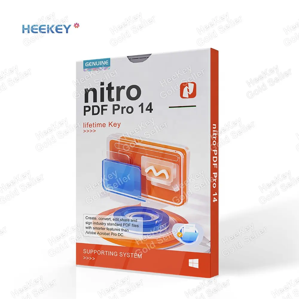 Nitro Online PDF Pro 14 Chave de Licença Original Genuína Oficial Ativação Online Global para Software de Edição PDF vitalícia
