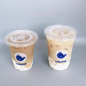 Gobelets en plastique PET jetables transparents de 8 oz, 10 oz, 12 oz, 16 oz, 20 oz, 24 oz avec logo personnalisé imprimé pour café froid et smoothies à emporter - Product Image 5