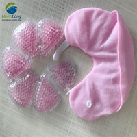 Coussinets de refroidissement des seins mamelons réutilisables et respectueux de la peau Coussinets d'allaitement en gel froid Coussinets d'allaitement en gel froid Pack de glace violet