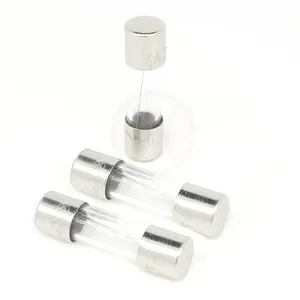 5 X20mm Glasrohr sicherung 100mA-30A Stromkreis abschaltung mit/ohne Axial leitungs stroms chutz Schmelz verbindung für Haushalts geräte