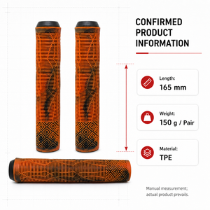 Poignées de guidon de vélo BMX antidérapantes en TPE de 165 mm, confortables et texturées, 11 couleurs, vente en gros - Product Image 5