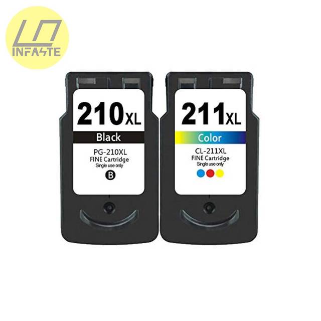 PG-210XL CL-211XL Remanufactured Ink Cartridges for Canon PIXMA MP240 MP230 MP480 IP2702 IP2700 MP495 MX420 MX330 MX340 Printer