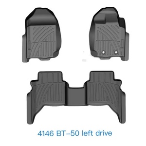 Alfombrillas de Coche con Superficie Acolchada de TPE, Impermeables y Ecológicas, para Mazda BT-50 2012~2018 - Product Image 1