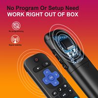 Remotos reemplazados para Roku TV, compatibles con TCL /Hisense Sharp /Onn