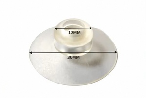 Ventouse transparente en PVC en forme de champignon 30 mm pour décoration de vitres de voiture, vente en gros du fabricant - Product Image 3