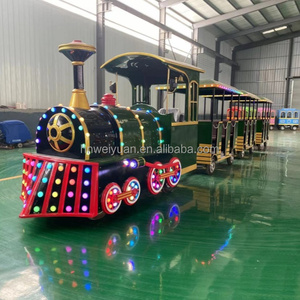 Cheap Amusement Rides OEM Tourist <strong>Train</strong> Price Trackless <strong>Train</strong> Amusement <strong>Train</strong> Ride <strong>Outdoor</strong> - Product Image 2
