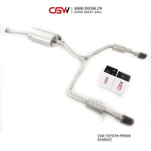 Sistem Knalpot Suku Cadang Mobil Stainless Steel Berkinerja Tinggi untuk Toyota Prado <span class=keywords><strong>2</strong></span>.7L 2015+ - Product Image 3