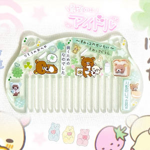 Vigreat Vibrant <span class=keywords><strong>Dessin</strong></span> <span class=keywords><strong>Dessin</strong></span> Animé Illustration Concept Conception Personnalisable Échantillon Gratuit <span class=keywords><strong>Anime</strong></span> Acrylique Peigne Fabrication - Product Image 4