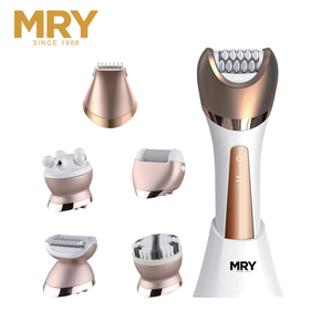 Depiladora MRY IPX6 resistente al agua 5 en 1 para mujer, maquinilla de afeitar eléctrica, depilación de Bikini, recortadora de <span class=keywords><strong>vello</strong></span> púbico para la ingle, afeitadora corporal para mujer - Product Image 4