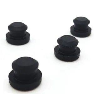 OEM Customize Sealing Natural Rubber End Cap With Various Sizes Fixed Silicone Rubber Plug/stopper Sealing Parts