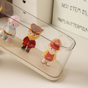 Vitrina acrílica Organización de niveles Caja de exhibición de madera a prueba de polvo Vitrina exclusiva para coleccionables Mini figuras <span class=keywords><strong>Funko</strong></span> Pop - Product Image 5