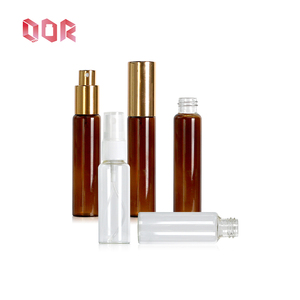 Flacon en verre ambré transparent à bille de 30 ml pour cosmétiques, emballage en verre pour sérum, huile essentielle, avec bouchon pulvérisateur - Product Image 6