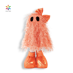 Muñeco de Peluche Fantasma de Pie de Color Morado, Naranja y Rosa para Halloween de ER Factory - Product Image 1