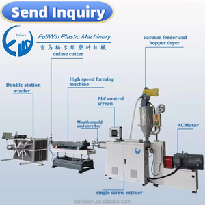 Puissant extrudeuse de tuyau ondulé à mur unique Fullwin HDPE PA équipement 5-110mm économique - Product Image 6