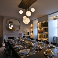 Prix usine Albâtre LUNA Lustre En Laiton Lampes Moderne De Luxe Led Pendentif Suspension Pour Salle À Manger Cuisine Îlot