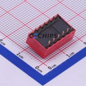 NDS-06V DIP Switch Through hole Component (THT) Switch ( Number of Switch Sections: 6 )( Lead Spacing: 2.54mm )( Color: Red ) - Product Image 2