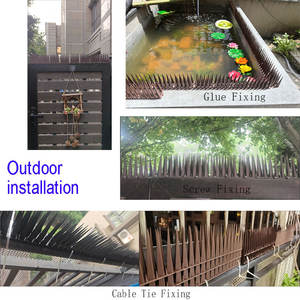 Picots <span class=keywords><strong>anti</strong></span>-oiseaux en plastique, dissuasif efficace contre les oiseaux pour protéger votre maison des <span class=keywords><strong>pigeons</strong></span>, solution de contrôle des oiseaux bon marché et facile - Product Image 6