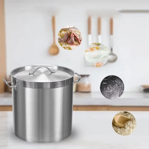 Marmite à soupe, ensemble de marmites à soupe, casserole à sauce, grand pot à soupe, batterie de cuisine, casserole en acier - Product Image 3