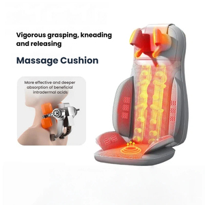 <span class=keywords><strong>Coussin</strong></span> de massage électrique corporel complet pour les trapèzes, avec pétrissage, compression chaude, vibration des tissus profonds et fonction de massage en marche - Product Image 2