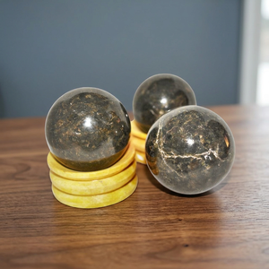 Vente en gros Boule de Cristal de Quartz Nuummite Polie en vrac Sphères de Jade Naturel Décoratif Feng Shui Roches Minéraux Pierres Précieuses Artisanat - Product Image 3