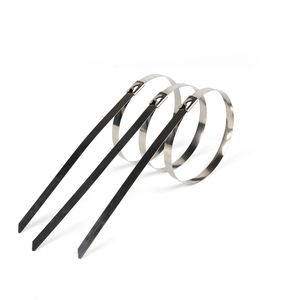 Ss304 مقاوم للحرارة العالية * من الفولاذ المقاوم للصدأ حزام ربط الكابل ذاتي القفل - Product Image 5