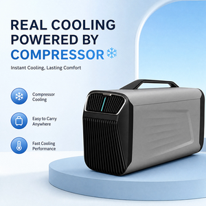 Aire Acondicionado Portátil Eléctrico Holicen HLS-IOG220-1 AC220V con Termostato <span class=keywords><strong>de</strong></span> Refrigeración para Autos, Camiones, <span class=keywords><strong>Autocaravanas</strong></span> y Campers - Product Image 1
