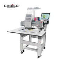 Machine à broder à tête unique de type pont à 12 aiguilles GC-A1201EC-Y avec nouvelle technologie de pied presseur