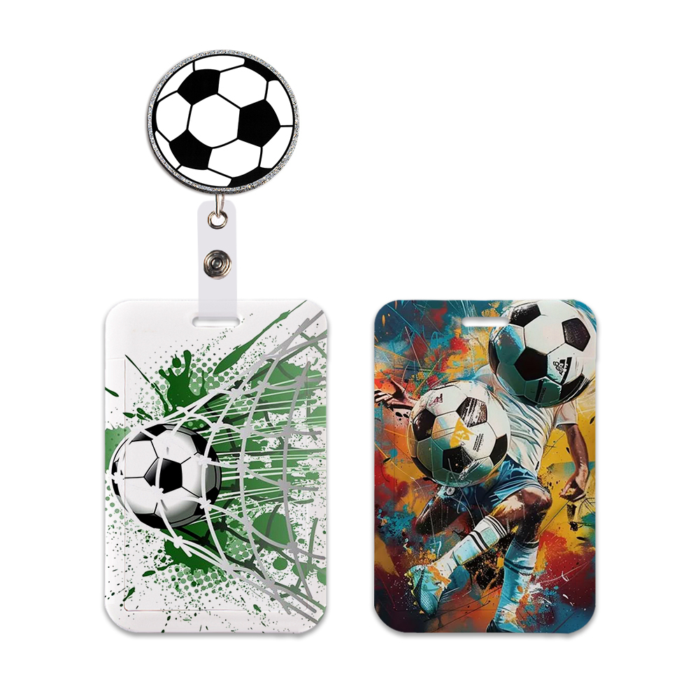 Football Sports Club CUSTOM Cartoon Campus Plastic Anti-Lost Phone Neck Lanyards Promotional Satin Card Holder Accessories Image 5