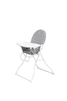 H003F Chaise bébé multifonctionnelle réglable en plastique avec plateau d'alimentation